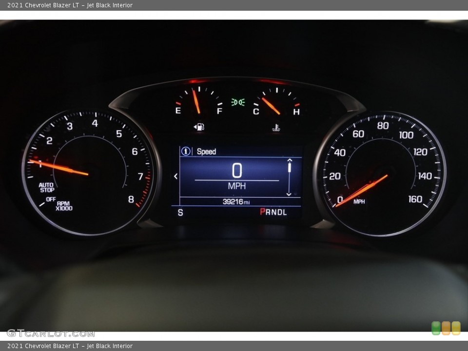 Jet Black Interior Gauges for the 2021 Chevrolet Blazer LT #145935002