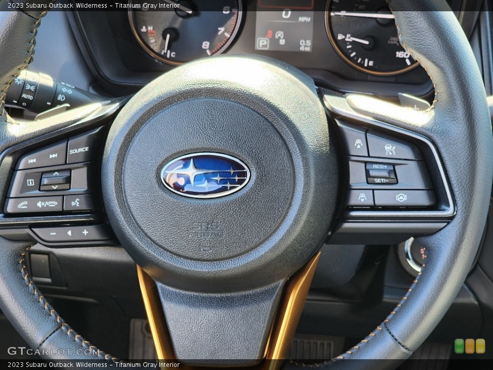 Titanium Gray Interior Steering Wheel for the 2023 Subaru Outback Wilderness #145935206