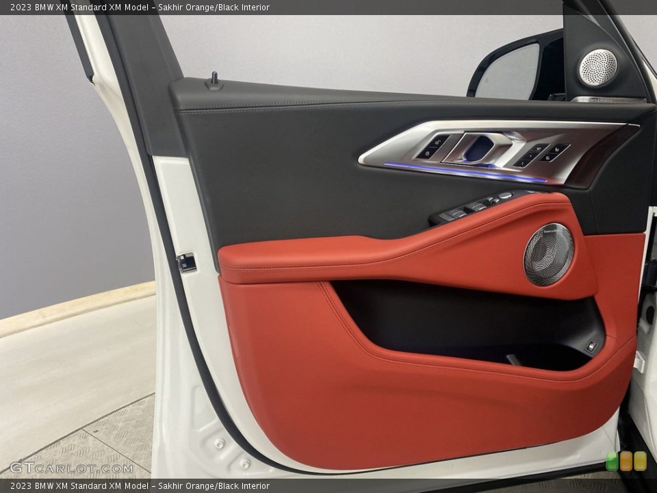 Sakhir Orange/Black Interior Door Panel for the 2023 BMW XM  #145936325