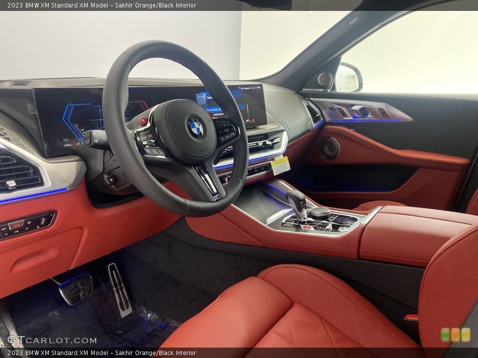 Sakhir Orange/Black Interior Photo for the 2023 BMW XM  #145936337