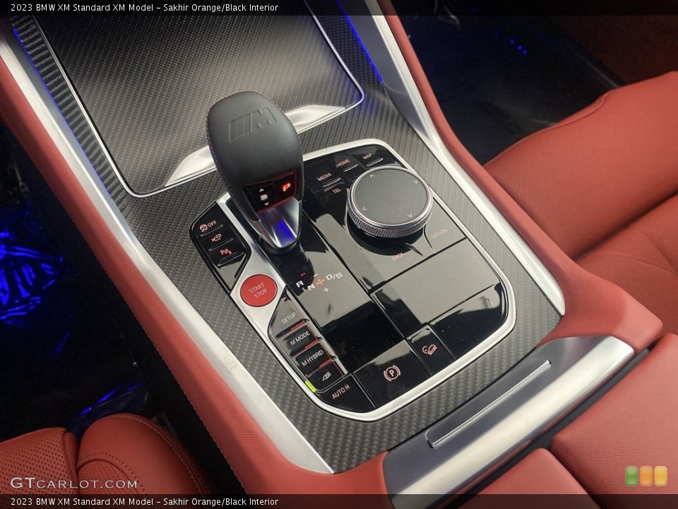 Sakhir Orange/Black Interior Controls for the 2023 BMW XM  #145936370