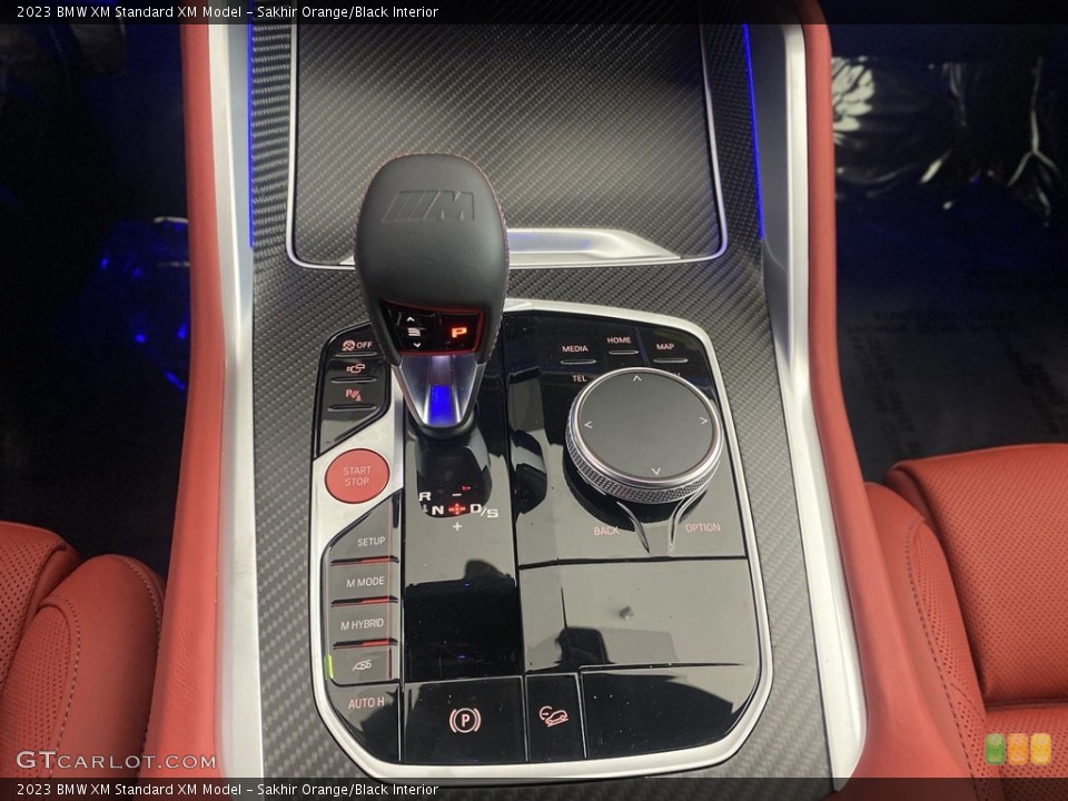 Sakhir Orange/Black Interior Transmission for the 2023 BMW XM  #145936373