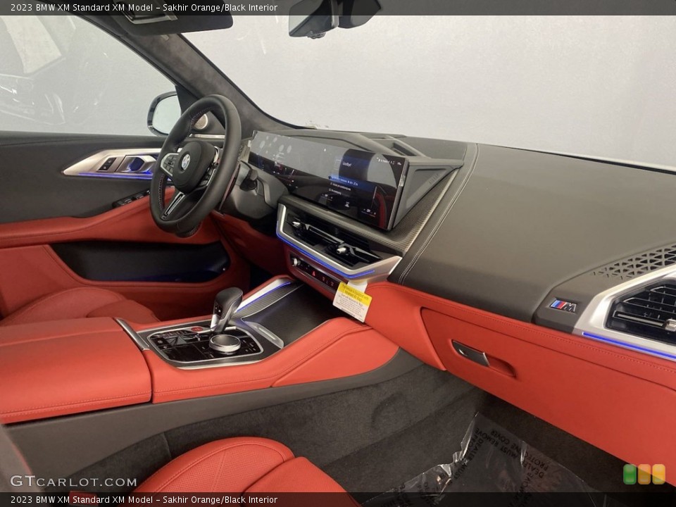 Sakhir Orange/Black Interior Dashboard for the 2023 BMW XM  #145936385