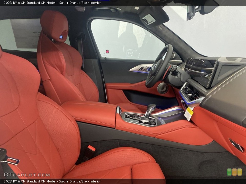 Sakhir Orange/Black Interior Front Seat for the 2023 BMW XM  #145936388