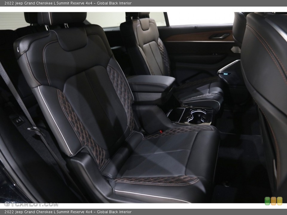 Global Black Interior Rear Seat for the 2022 Jeep Grand Cherokee L Summit Reserve 4x4 #145937975