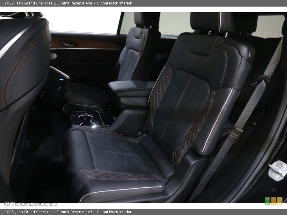 Global Black Interior Rear Seat for the 2022 Jeep Grand Cherokee L Summit Reserve 4x4 #145937990