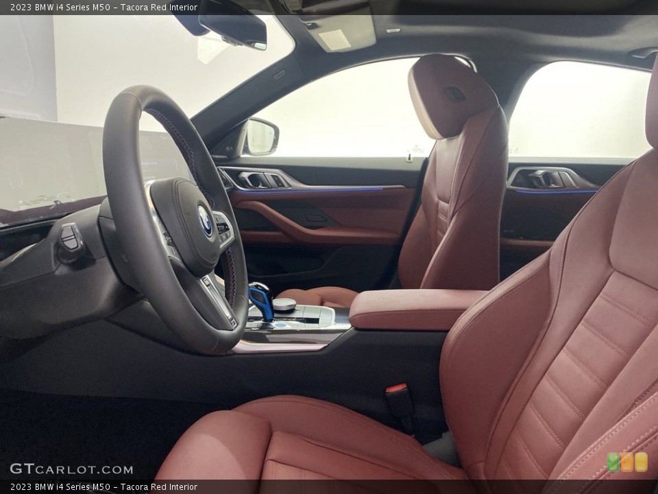 Tacora Red 2023 BMW i4 Series Interiors