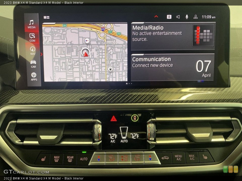 Black Interior Controls for the 2023 BMW X4 M  #145939226