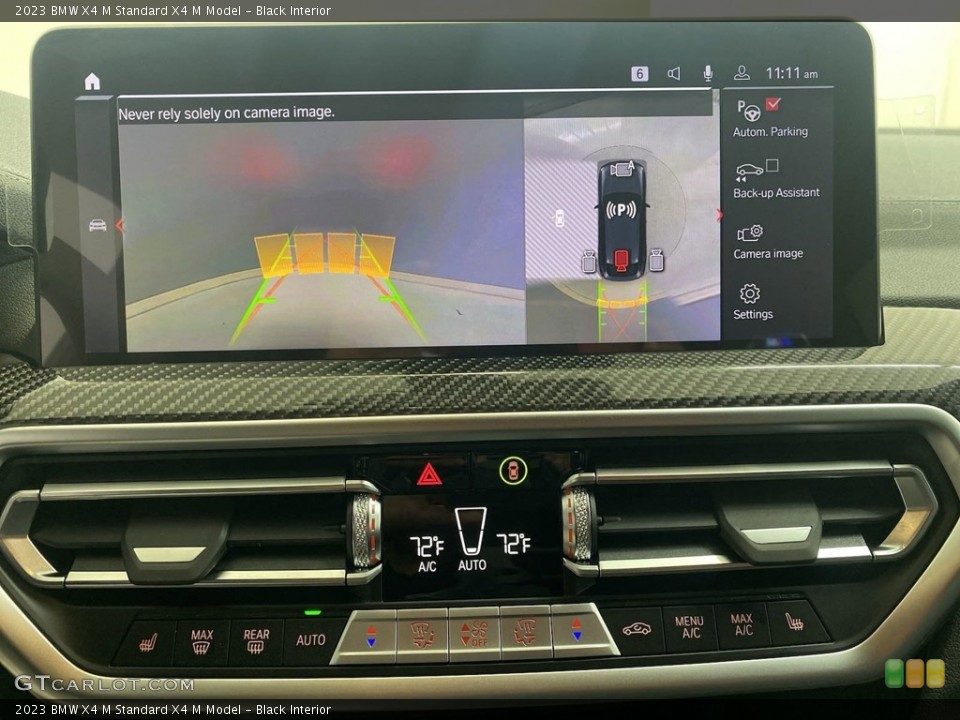 Black Interior Controls for the 2023 BMW X4 M  #145939283
