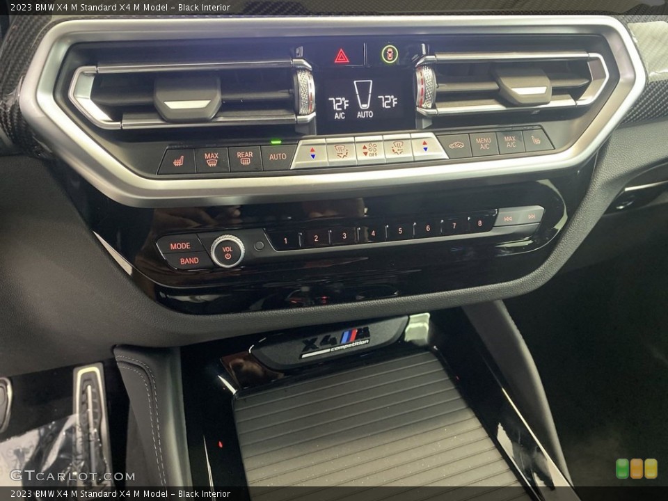 Black Interior Controls for the 2023 BMW X4 M  #145939307