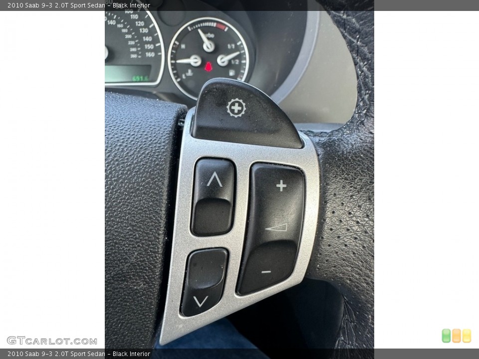 Black Interior Steering Wheel for the 2010 Saab 9-3 2.0T Sport Sedan #145943252