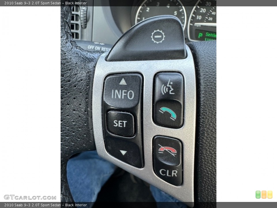 Black Interior Steering Wheel for the 2010 Saab 9-3 2.0T Sport Sedan #145943414