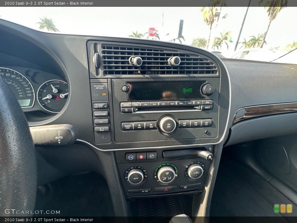 Black Interior Controls for the 2010 Saab 9-3 2.0T Sport Sedan #145943495