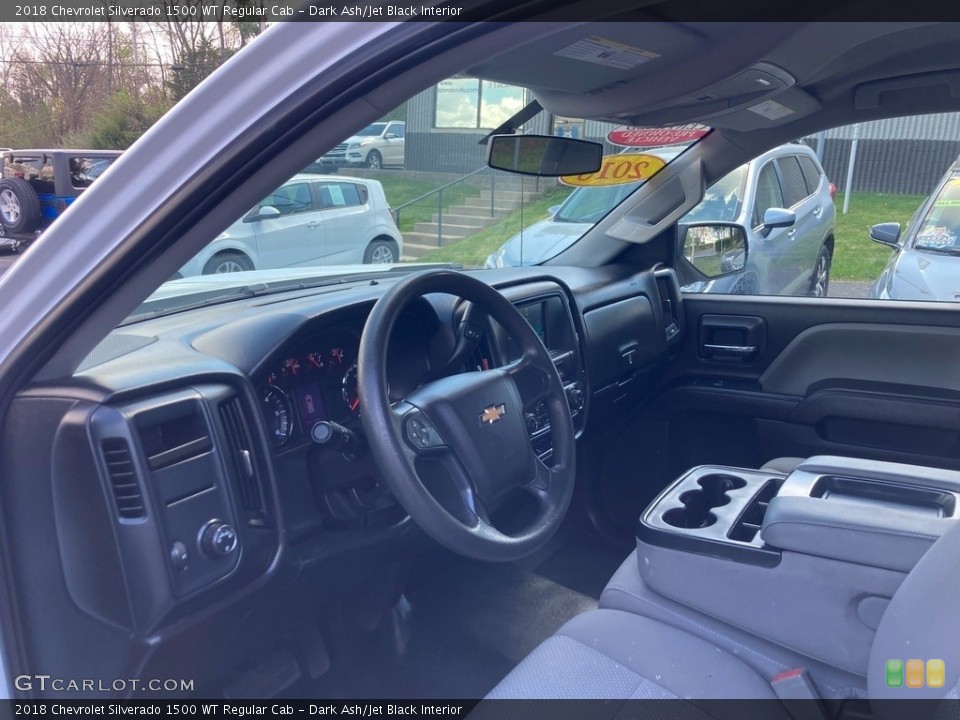 Dark Ash/Jet Black Interior Front Seat for the 2018 Chevrolet Silverado 1500 WT Regular Cab #145943513