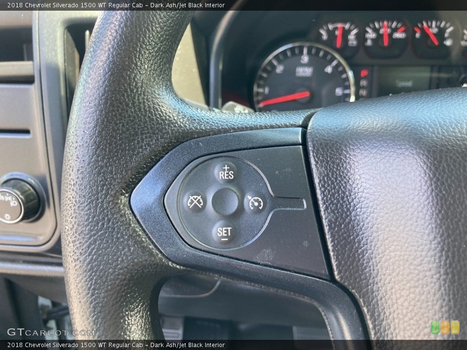 Dark Ash/Jet Black Interior Steering Wheel for the 2018 Chevrolet Silverado 1500 WT Regular Cab #145943585