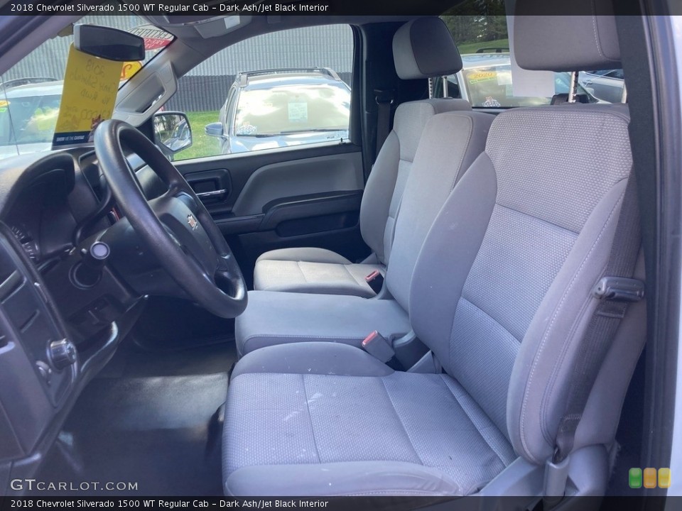 Dark Ash/Jet Black Interior Front Seat for the 2018 Chevrolet Silverado 1500 WT Regular Cab #145943927