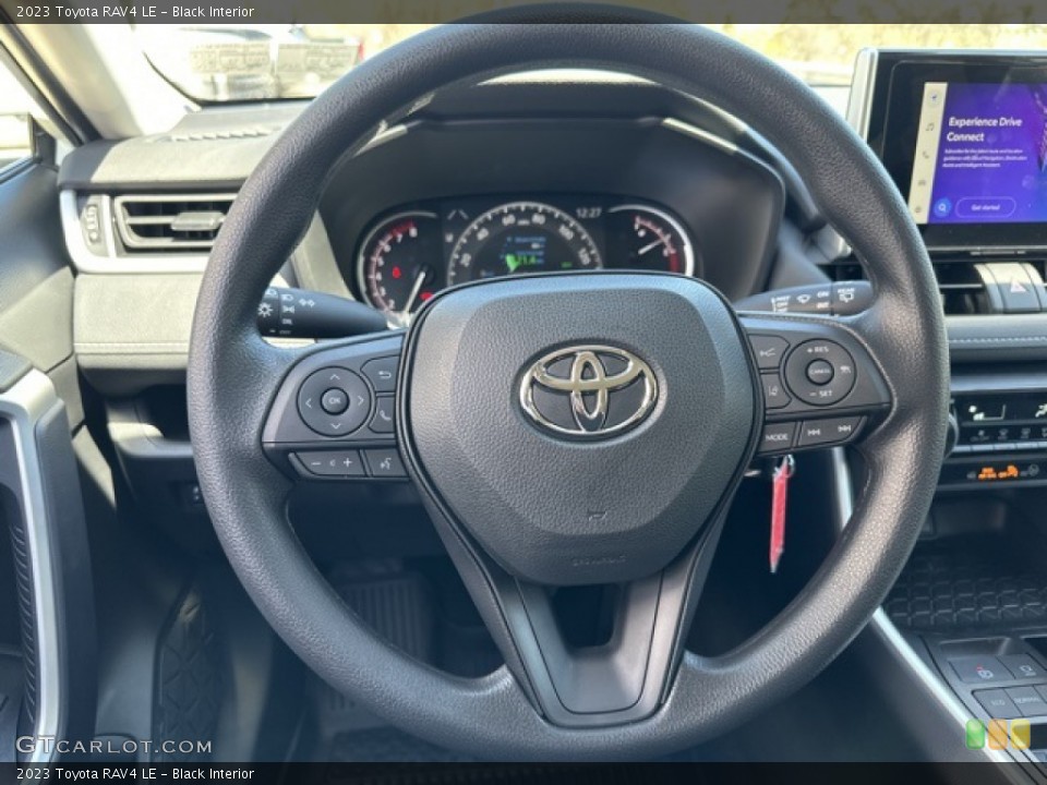 Black Interior Steering Wheel for the 2023 Toyota RAV4 LE #145948367