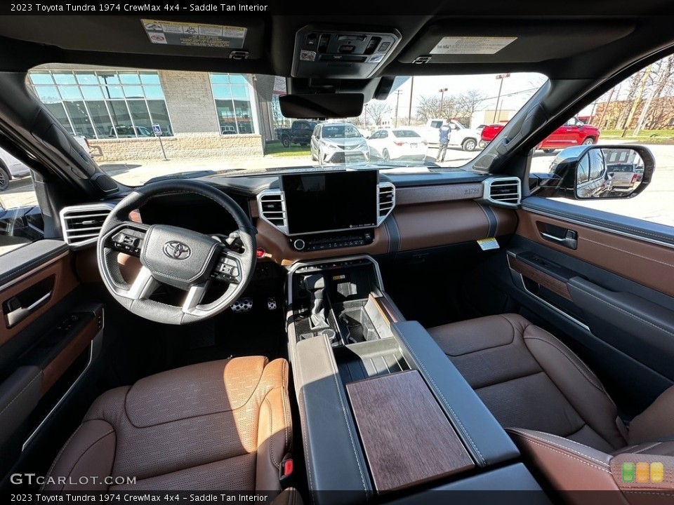 Saddle Tan Interior Photo for the 2023 Toyota Tundra 1974 CrewMax 4x4 #145949932