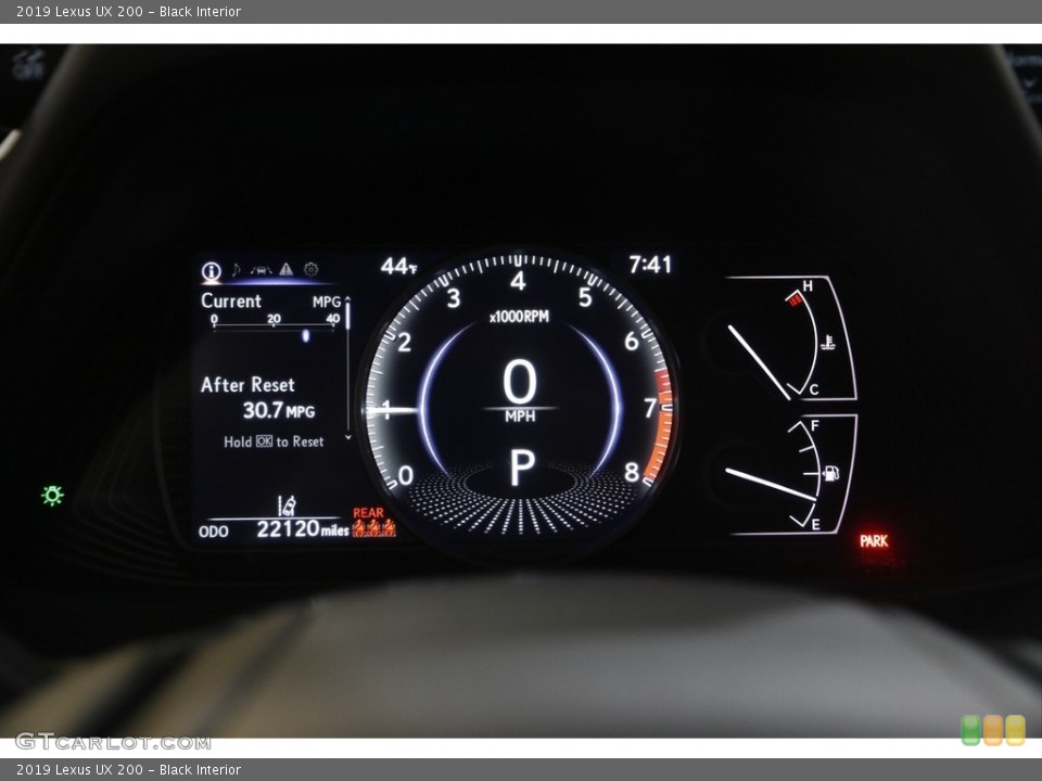 Black Interior Gauges for the 2019 Lexus UX 200 #145950155