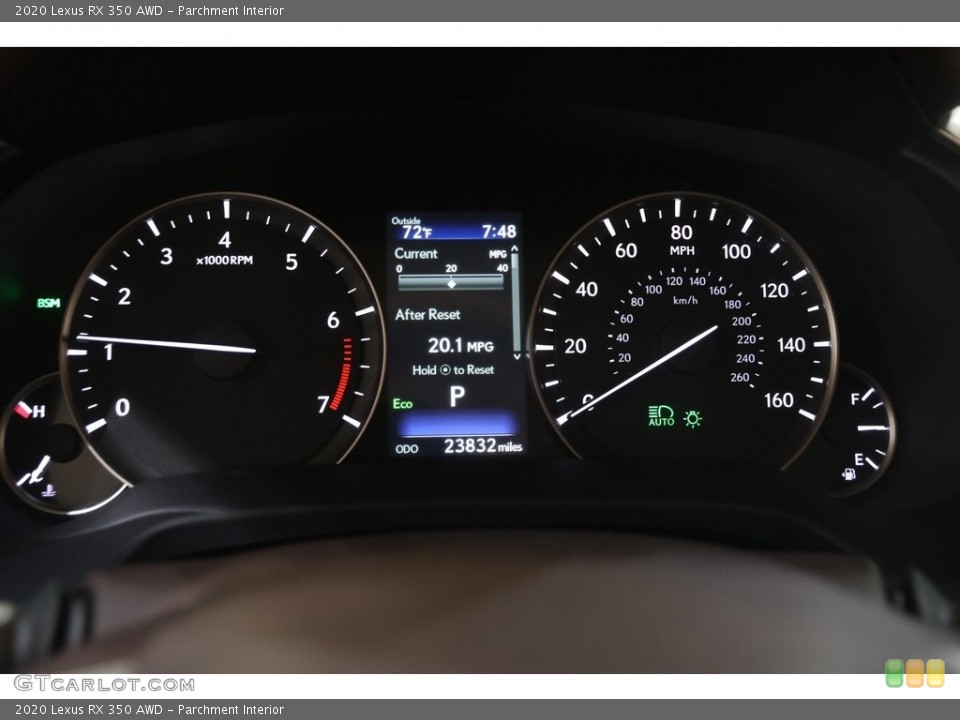 Parchment Interior Gauges for the 2020 Lexus RX 350 AWD #145951007