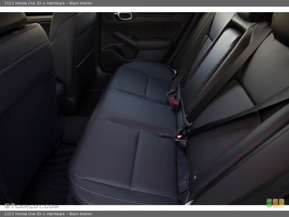 Black Interior Rear Seat for the 2023 Honda Civic EX-L Hatchback #145951361