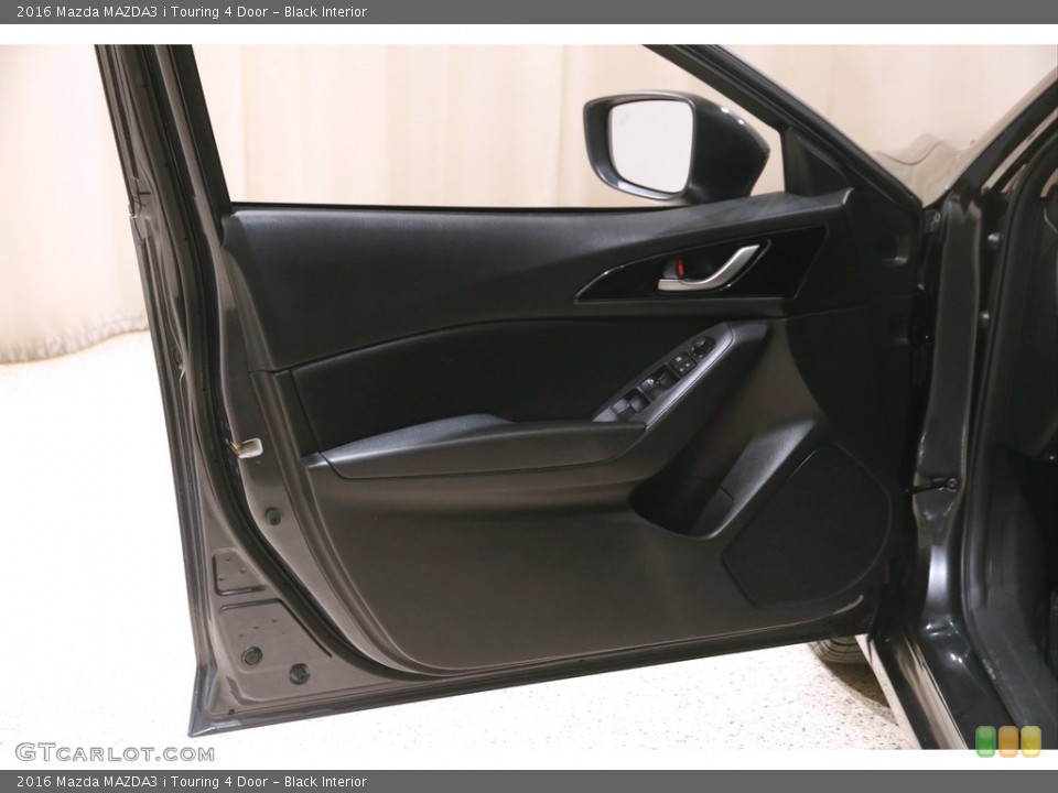 Black Interior Door Panel for the 2016 Mazda MAZDA3 i Touring 4 Door #145951541