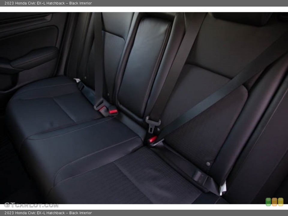 Black Interior Rear Seat for the 2023 Honda Civic EX-L Hatchback #145951585
