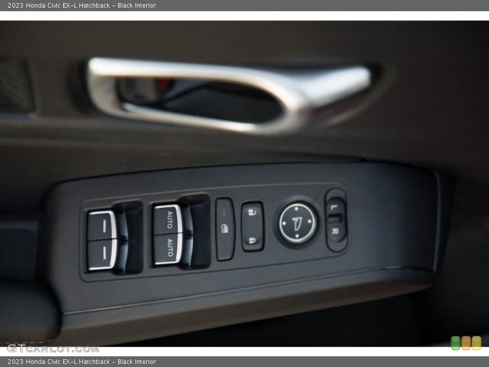 Black Interior Controls for the 2023 Honda Civic EX-L Hatchback #145951724