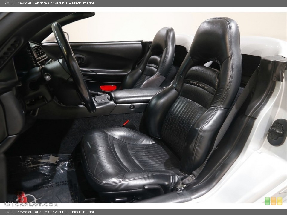 Black Interior Front Seat for the 2001 Chevrolet Corvette Convertible #145952981