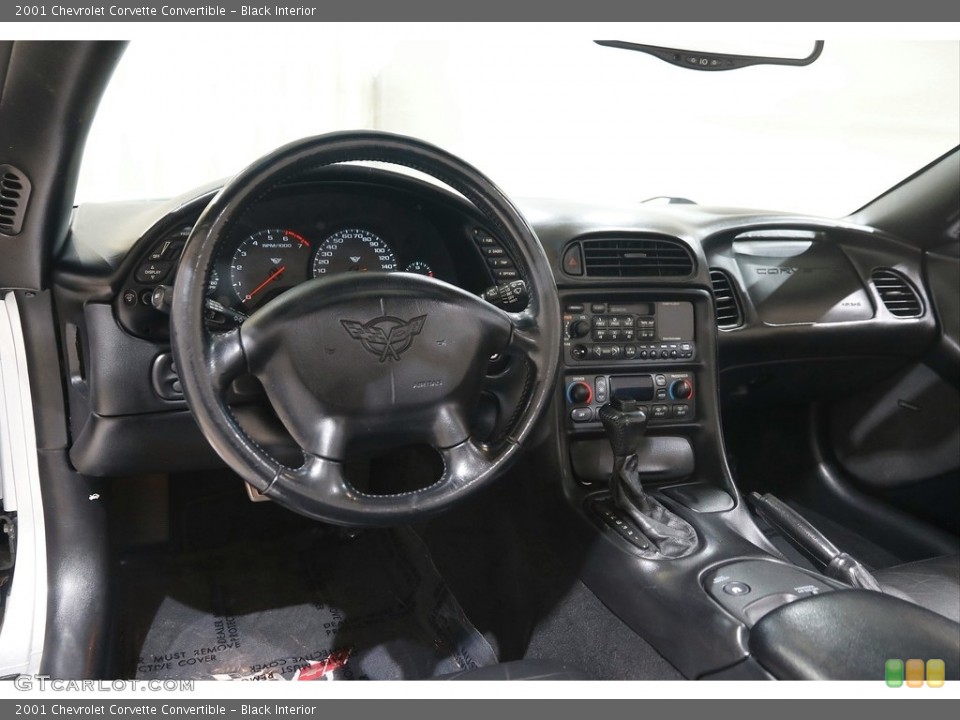Black Interior Dashboard for the 2001 Chevrolet Corvette Convertible #145952999