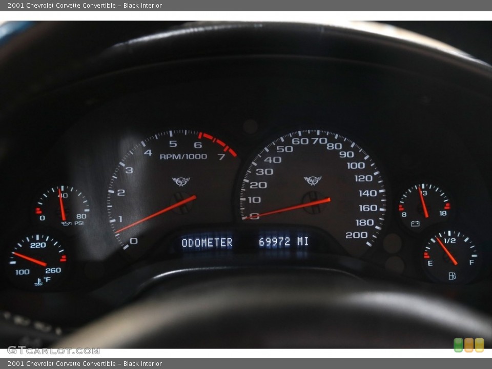 Black Interior Gauges for the 2001 Chevrolet Corvette Convertible #145953029