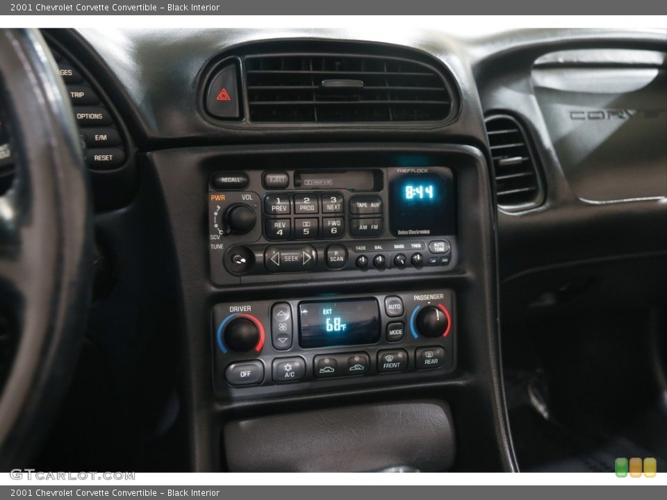 Black Interior Controls for the 2001 Chevrolet Corvette Convertible #145953056