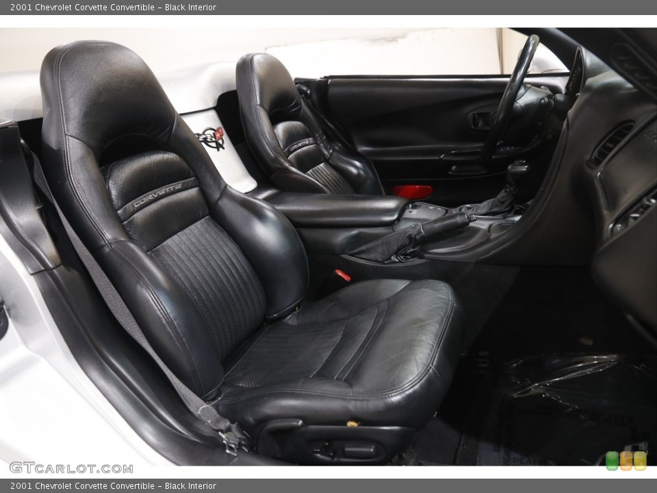 Black Interior Front Seat for the 2001 Chevrolet Corvette Convertible #145953122