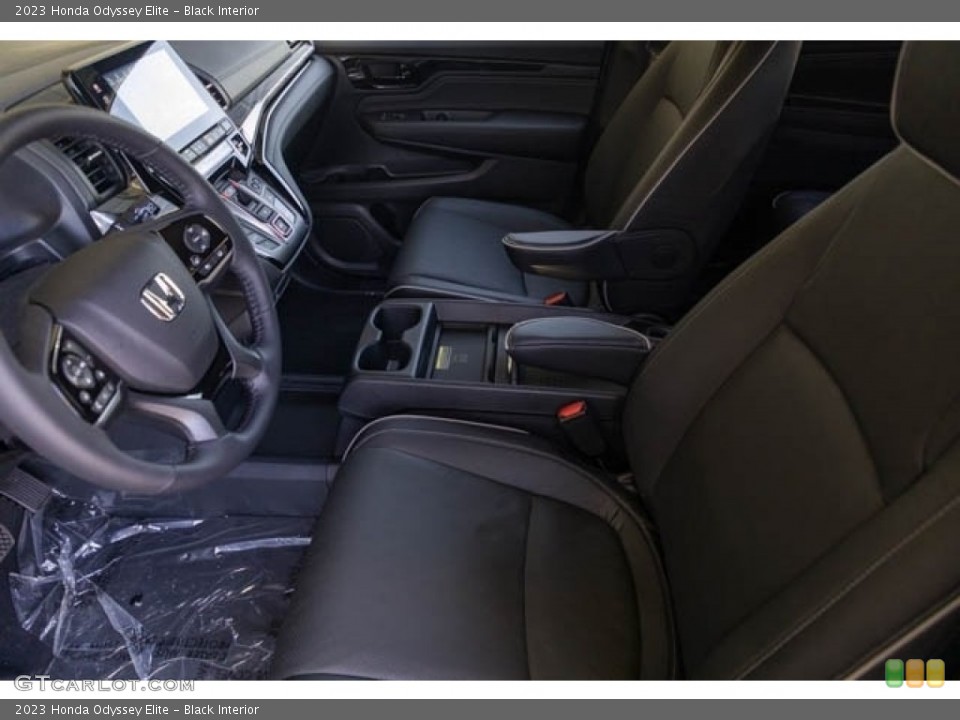 Black Interior Front Seat for the 2023 Honda Odyssey Elite #145953755