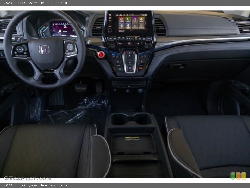 Black Interior Dashboard for the 2023 Honda Odyssey Elite #145953779