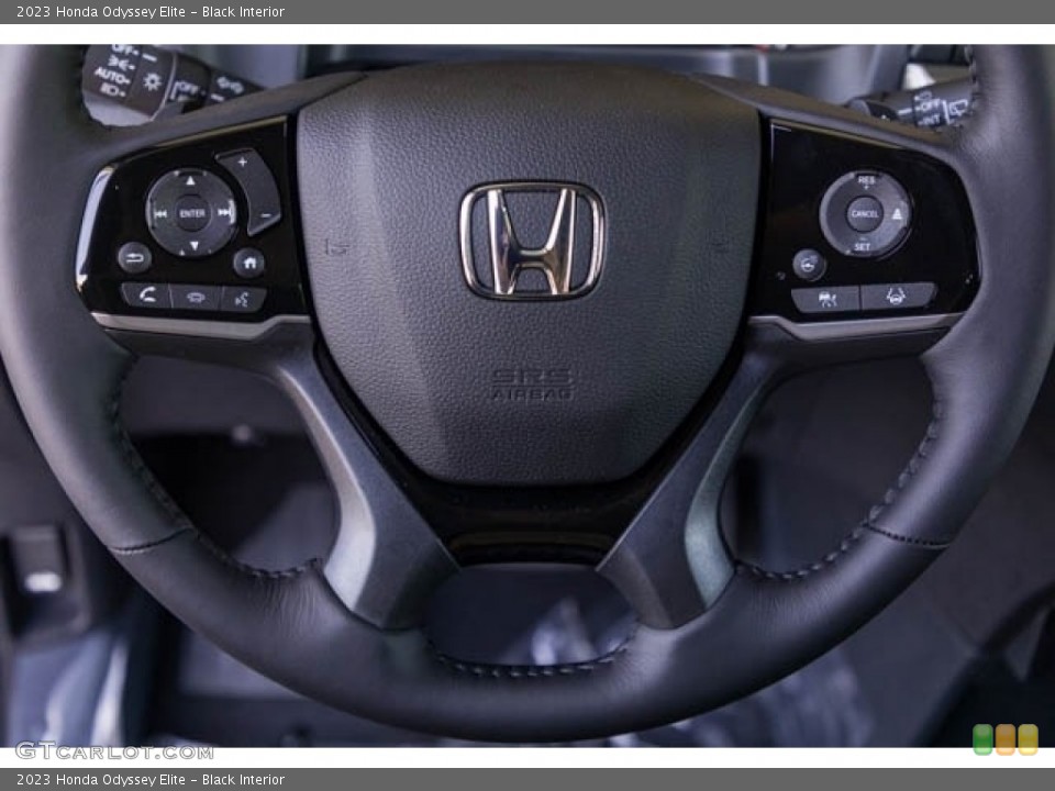 Black Interior Steering Wheel for the 2023 Honda Odyssey Elite #145953815