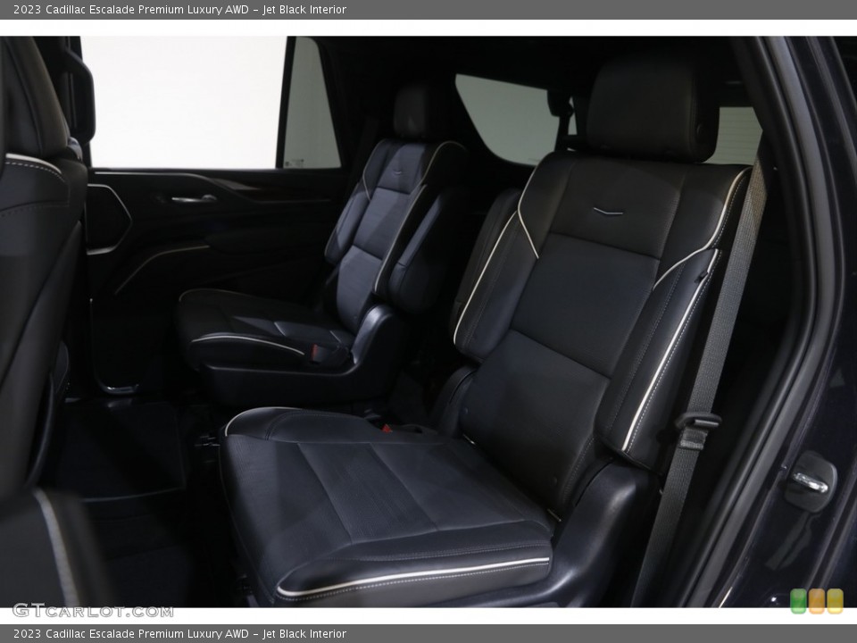 Jet Black Interior Rear Seat for the 2023 Cadillac Escalade Premium Luxury AWD #145953869