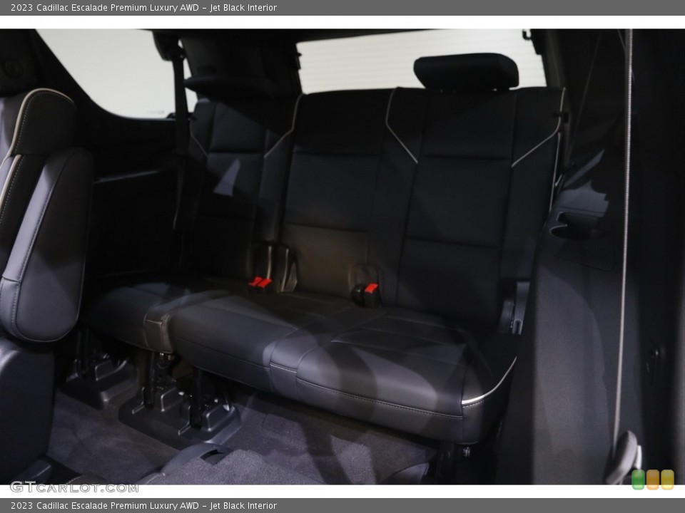Jet Black Interior Rear Seat for the 2023 Cadillac Escalade Premium Luxury AWD #145953884