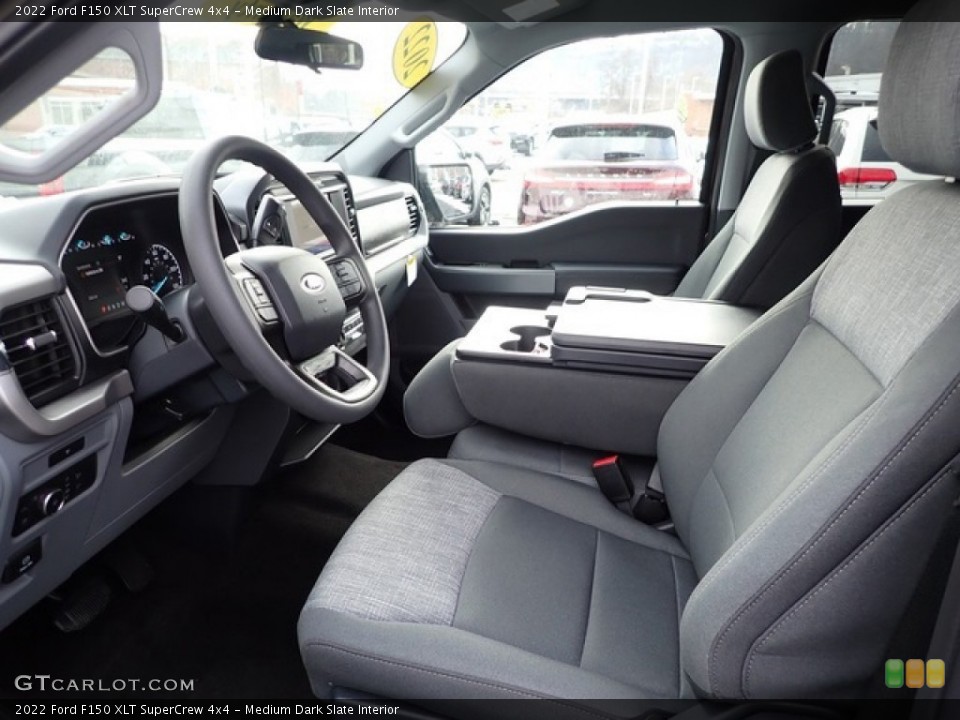 Medium Dark Slate 2022 Ford F150 Interiors