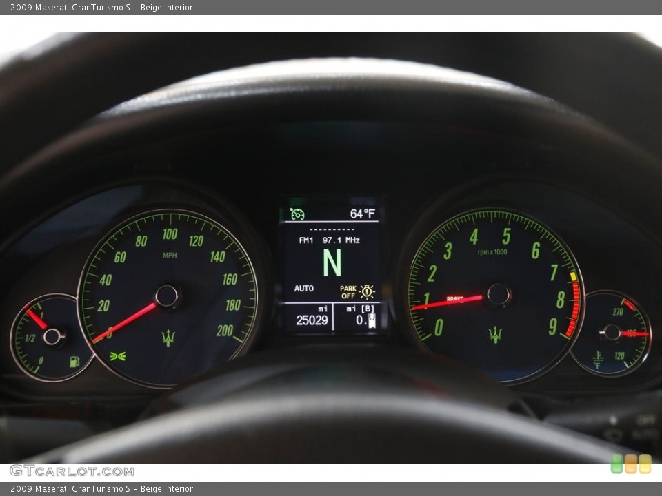 Beige Interior Gauges for the 2009 Maserati GranTurismo S #145954061