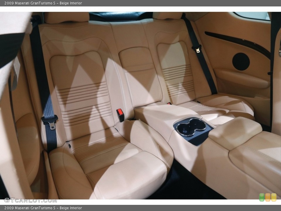 Beige Interior Rear Seat for the 2009 Maserati GranTurismo S #145954190