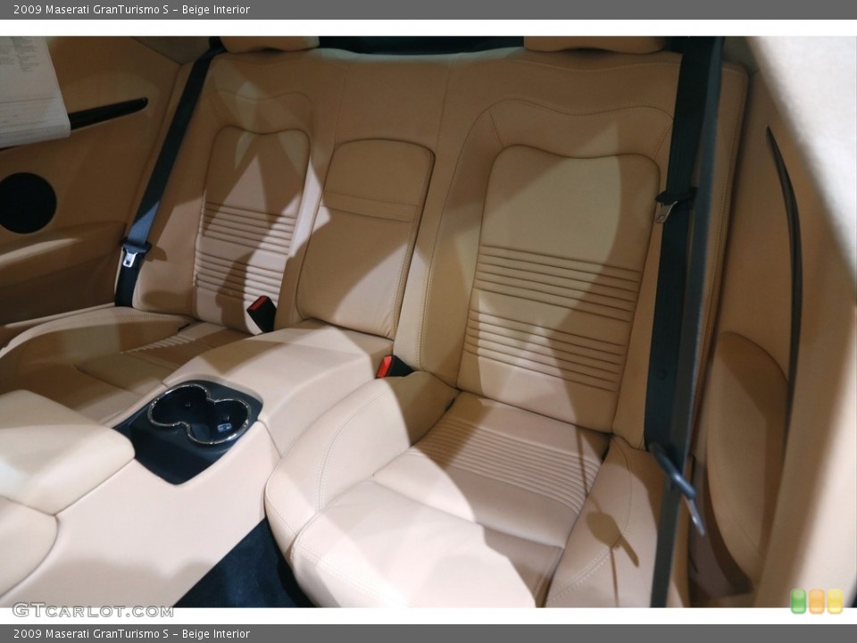 Beige Interior Rear Seat for the 2009 Maserati GranTurismo S #145954199