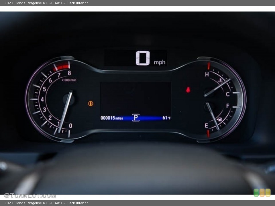 Black Interior Gauges for the 2023 Honda Ridgeline RTL-E AWD #145954574