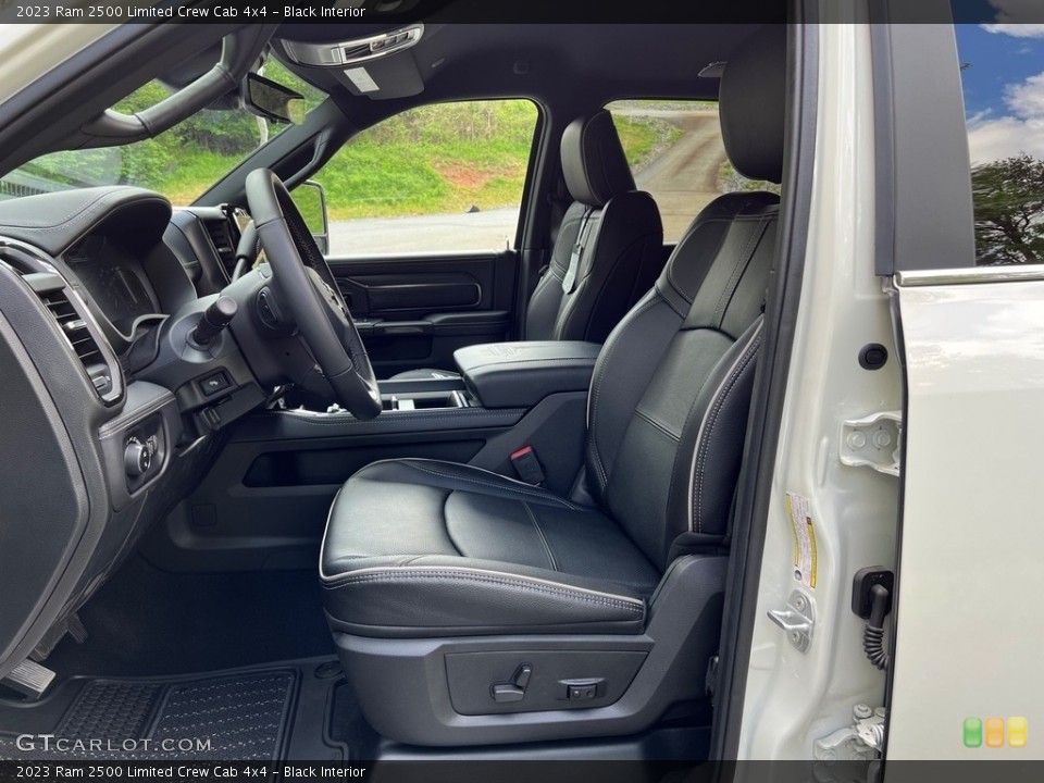 Black Interior Front Seat for the 2023 Ram 2500 Limited Crew Cab 4x4 #145954736