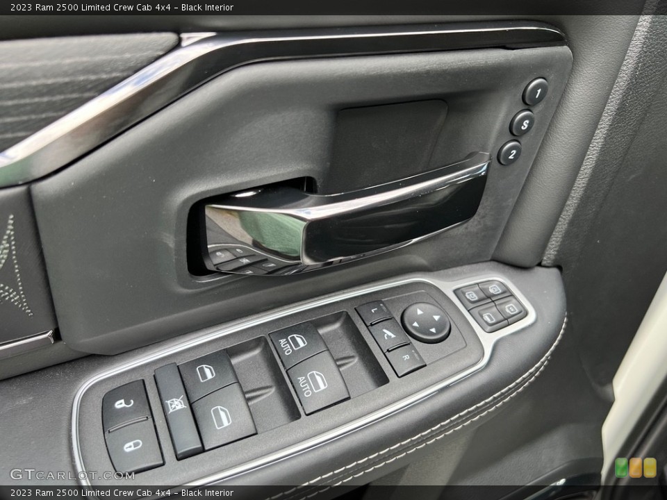 Black Interior Door Panel for the 2023 Ram 2500 Limited Crew Cab 4x4 #145954754