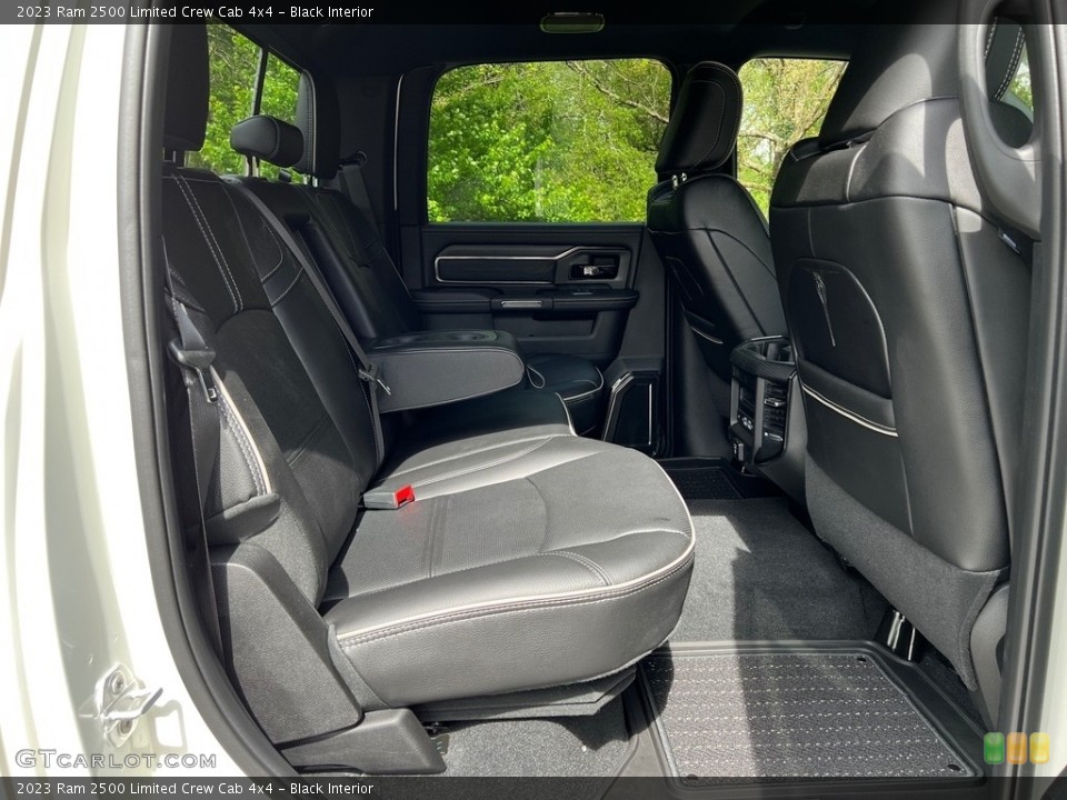 Black Interior Rear Seat for the 2023 Ram 2500 Limited Crew Cab 4x4 #145954856
