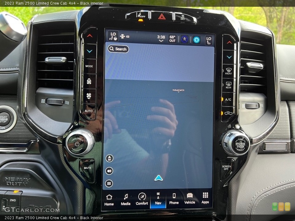 Black Interior Navigation for the 2023 Ram 2500 Limited Crew Cab 4x4 #145955057