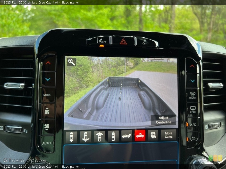 Black Interior Controls for the 2023 Ram 2500 Limited Crew Cab 4x4 #145955126