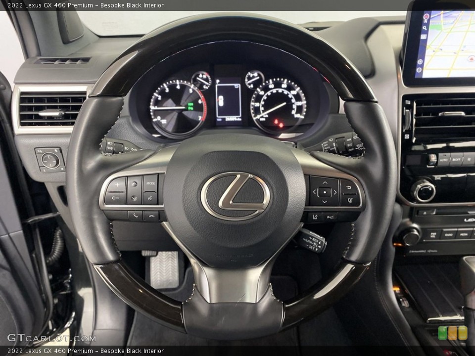 Bespoke Black Interior Steering Wheel for the 2022 Lexus GX 460 Premium #145957310