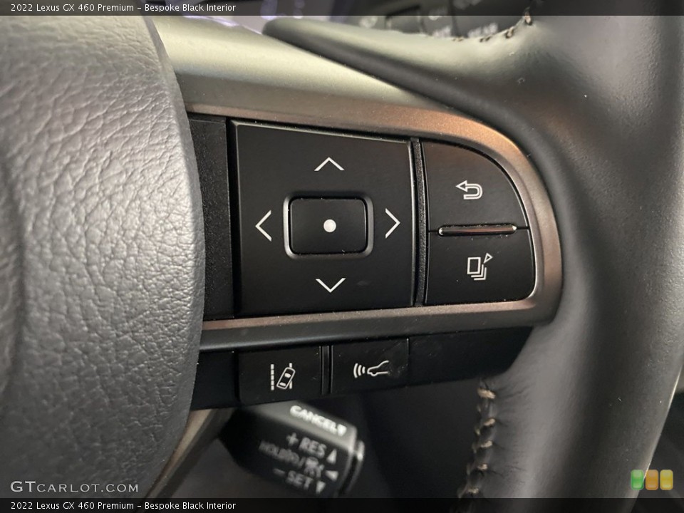 Bespoke Black Interior Steering Wheel for the 2022 Lexus GX 460 Premium #145957346